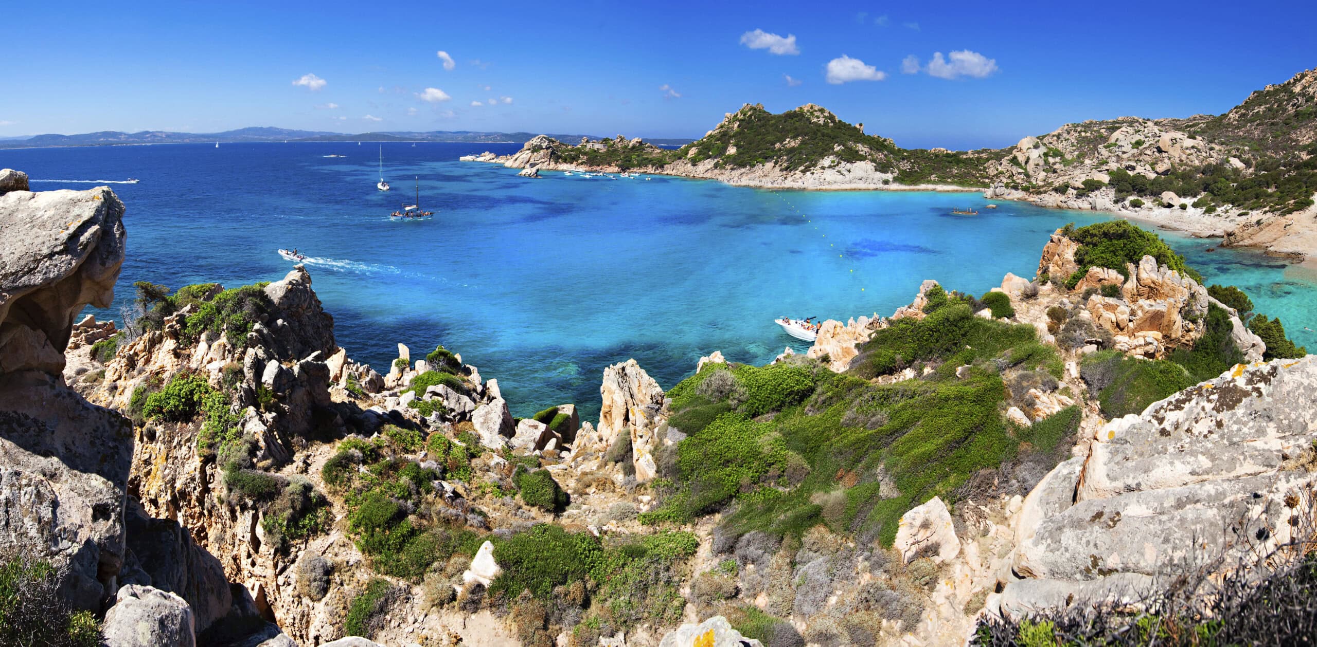 The Beautiful Italian Island Sardinia in Mediterranean Sea Stock