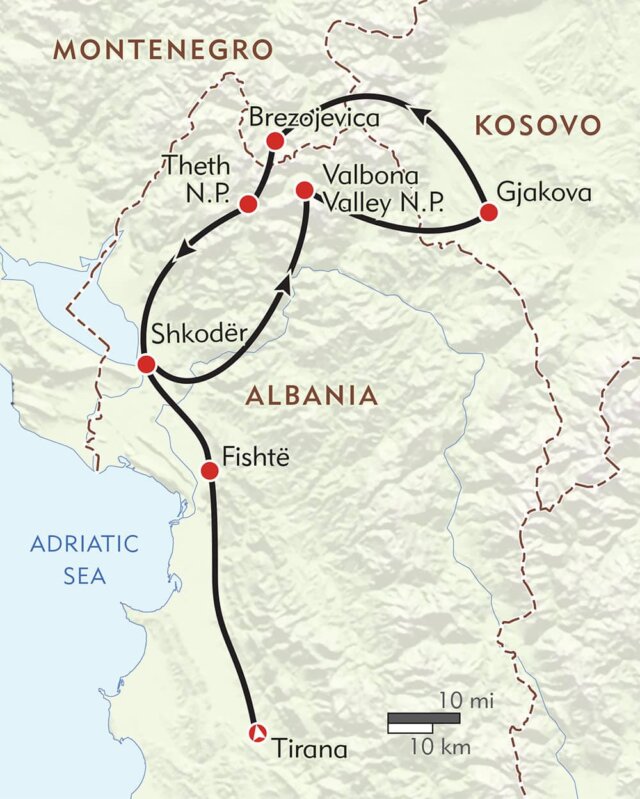 albania montenegro trip