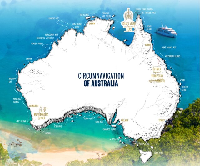 circumnavigate australia cruise